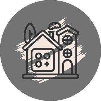 hogar aplicación equilibrado moderno característica vector