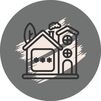 hogar alfiler código mínimo creativo diseño símbolo vector