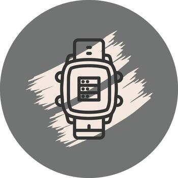 inteligente reloj base de datos dinámica usuario experiencia objeto vector