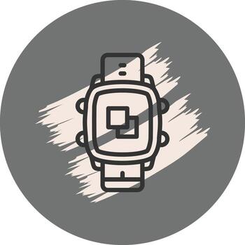 Smart Watch Copy Minimal Web Layout vector