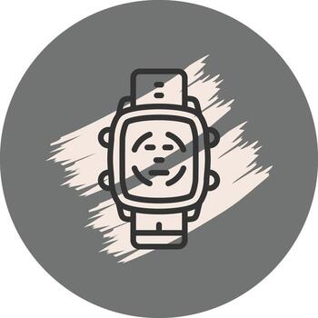 Smart Watch Face Id Unique Web Design Asset vector