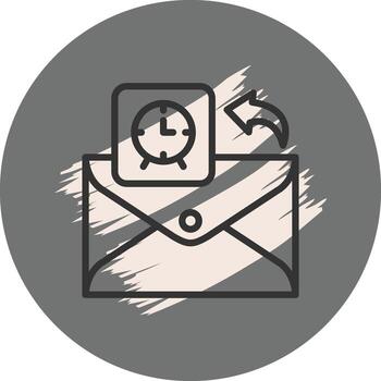 Email Clock Dynamic User Interface Layout vector