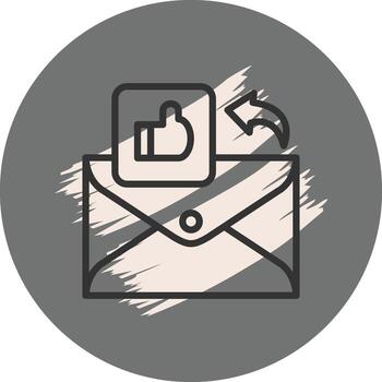 Email Like Elegant User Interface Symbol vector