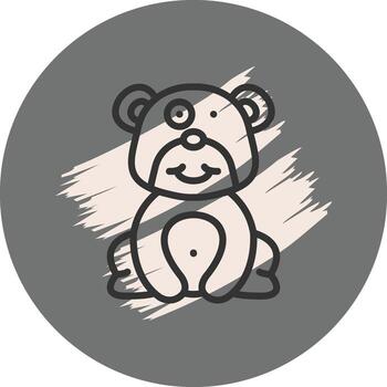 Zany Bear Premium User Interface Feature vector