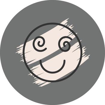 Hypnotized Strong Visual Branding Symbol vector