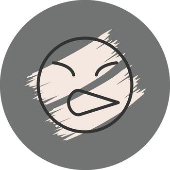 Grimacing Unique Web Design Asset vector