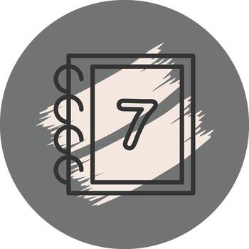 Math Seven Minimal Branding Graphic Layout vector