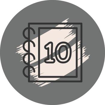 Math Ten Dynamic Branding Design Object vector