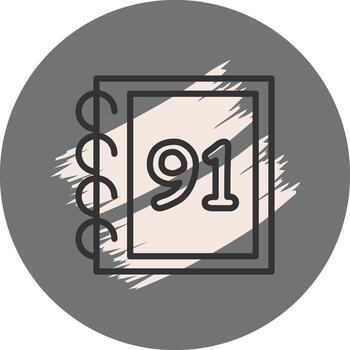 Math Ninty One Modern Flat Design Object vector