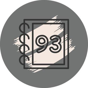 Math Ninty Three Stylish Creative Graphic Object vector