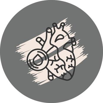 Cardiovascular System Sophisticated User Interface Layout vector