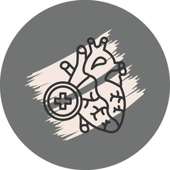 Congestive Heart Failure Advanced Branding Design Symbol vector