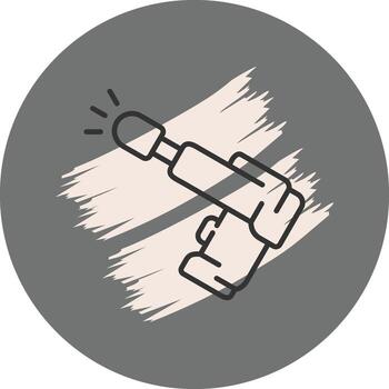 Heat Gun Advanced Web Interface Symbol vector