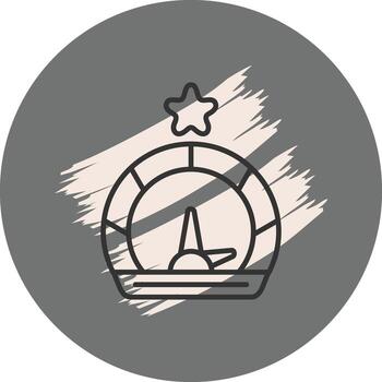 Feedback Meter Modern Web Interface Asset vector