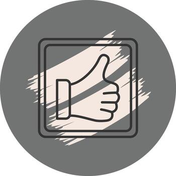 Feedback Button Minimal Creative Graphic Shape vector