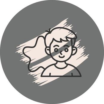 Star User Minimal Web Layout vector