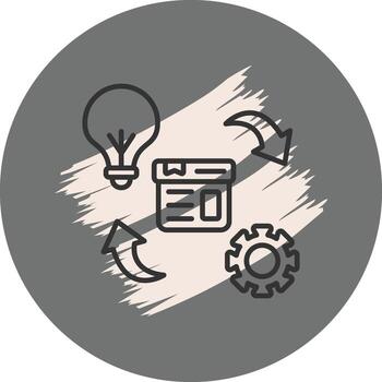 relacionado productos funcional usuario interfaz símbolo vector