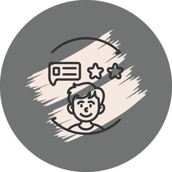 Feedback Loop Refined Flat Design Element vector