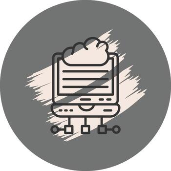 nube borde informática limpiar web diseño elemento vector