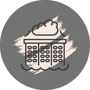 Cloud Data Lake Optimized Mobile App Design vector