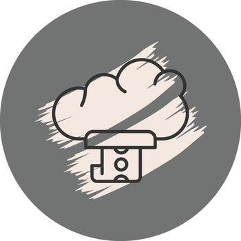 Cloud Billing Dynamic Mobile App Symbol vector