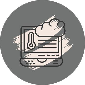 Cloud Resource Allocation Sleek Mobile App Graphic vector