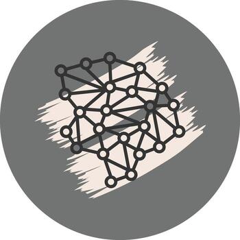 Neural Network Optimized Mobile App Design vector