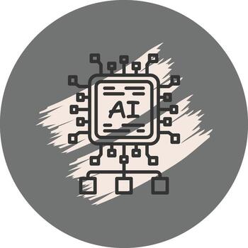 AI Algorithm Consistent User Interface Mark vector