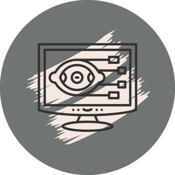 Computer Vision Innovative Flat Design Asset vector