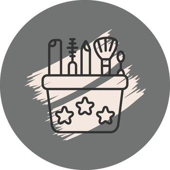 Makeup Bag Dynamic User Interface Layout vector