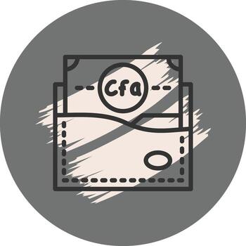 Togo Wallet Functional Digital Art Element vector