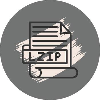 LZIP Consistent User Interface Mark vector