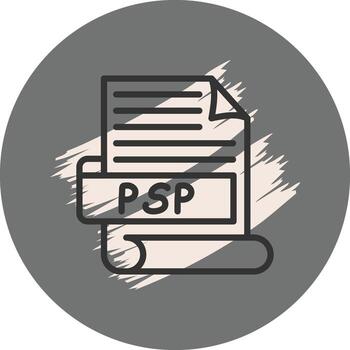 PSP Unique Web Interface Form vector