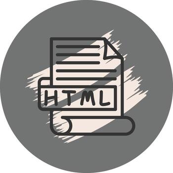 HTML Innovative Digital Art Feature vector