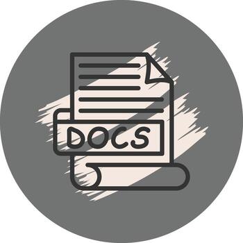 DOCS Distinct Creative Design Object vector