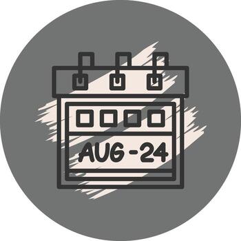 Twenty Fourth August Optimized Mobile App Design vector