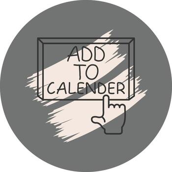 añadir a calendario dedo grifo botón alto resolución gráfico objeto vector