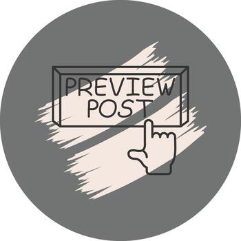 avance enviar dedo grifo botón único web gráfico diseño vector