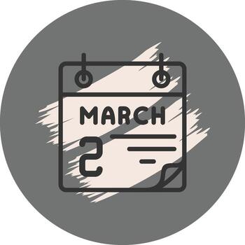 2 marzo funcional digital Arte elemento vector