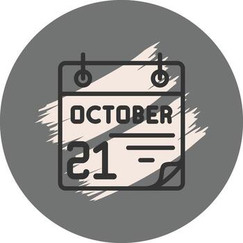 21 octubre avanzado marca diseño diseño vector