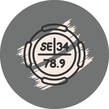 selenio refinado plano forma vector