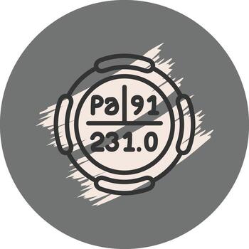 Protactinium Distinct Digital Design Feature vector