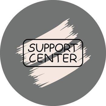 apoyo centrar Delgado botón elegante creativo diseño vector