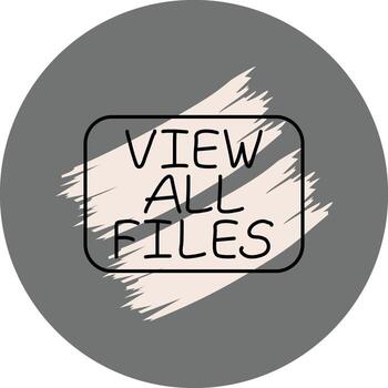 ver todas archivos Delgado botón mínimo usuario interfaz elemento vector