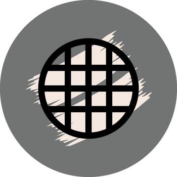 cuadrícula dinámica plano diseño característica vector