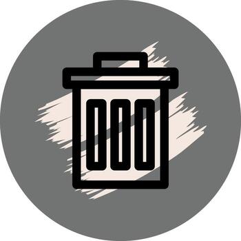 Bin Compact User Interface Shape vector