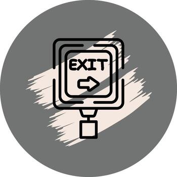 Next Exit Modern Web Interface Asset vector