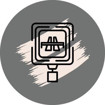 Toll Bridge Distinct Creative Design Object vector