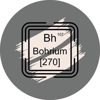 bohrium cuadrado único marca gráfico objeto vector