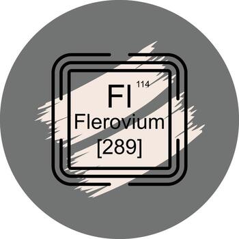 Flerovium Square Modern Web Interface Asset vector